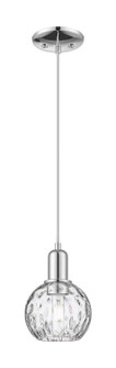 Arcadia One Light Mini Pendant in Polished Chrome (405|716-1P-PC-G1215-6)