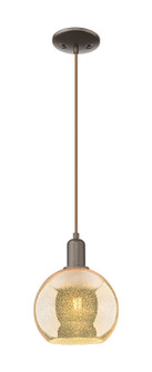 Arcadia One Light Mini Pendant in Oil Rubbed Bronze (405|716-1P-OB-G128-8)