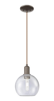 Arcadia One Light Mini Pendant in Oil Rubbed Bronze (405|716-1P-OB-G124-8)