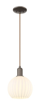 Arcadia One Light Mini Pendant in Oil Rubbed Bronze (405|716-1P-OB-G1217-8WV)