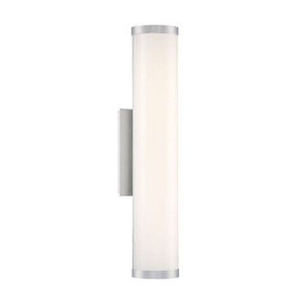 Lithium LED Outdoor Wall Sconce in Brushed Aluminum (281|WS-W12824-30-AL)