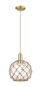 Arcadia One Light Mini Pendant in Champagne Bronze (405|716-1P-CB-G122-10RB)