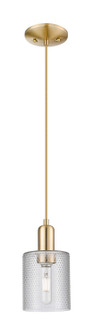 Arcadia One Light Mini Pendant in Champagne Bronze (405|716-1P-CB-G112)