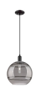 Arcadia One Light Mini Pendant in Matte Black (405|716-1P-BK-G556-12SM)