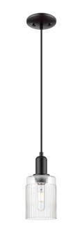 Arcadia One Light Mini Pendant in Matte Black (405|716-1P-BK-G342)