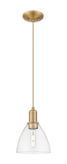 Arcadia One Light Mini Pendant in Brushed Brass (405|716-1P-BB-GBD-752)