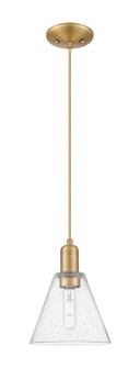 Arcadia One Light Mini Pendant in Brushed Brass (405|716-1P-BB-GBC-84)