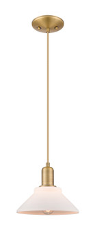 Arcadia One Light Mini Pendant in Brushed Brass (405|716-1P-BB-G131)