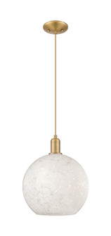 Arcadia One Light Mini Pendant in Brushed Brass (405|716-1P-BB-G1216-12WM)