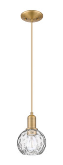 Arcadia One Light Mini Pendant in Brushed Brass (405|716-1P-BB-G1215-6)