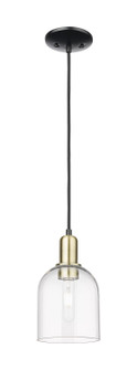 Arcadia One Light Mini Pendant in Black Antique Brass (405|716-1P-BAB-G558-6CL)