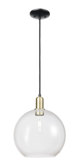 Arcadia One Light Mini Pendant in Black Antique Brass (405|716-1P-BAB-G122-12)
