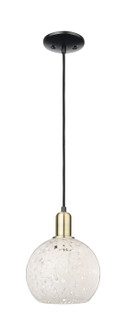 Arcadia One Light Mini Pendant in Black Antique Brass (405|716-1P-BAB-G1216-8WM)