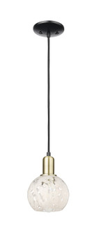 Arcadia One Light Mini Pendant in Black Antique Brass (405|716-1P-BAB-G1216-6WM)