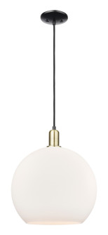 Arcadia One Light Mini Pendant in Black Antique Brass (405|716-1P-BAB-G121-14)