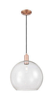 Arcadia One Light Mini Pendant in Antique Copper (405|716-1P-AC-G122-14)