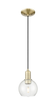 Arcadia One Light Mini Pendant in Antique Brass (405|716-1P-AB-G122-6)