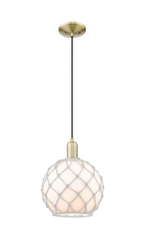 Arcadia One Light Mini Pendant in Antique Brass (405|716-1P-AB-G121-10RW)