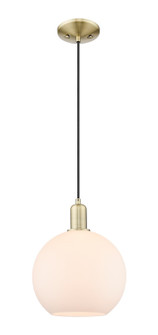 Arcadia One Light Mini Pendant in Antique Brass (405|716-1P-AB-G121-10)