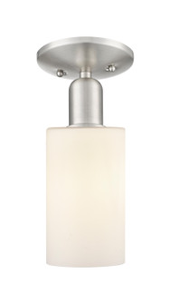 Arcadia One Light Semi-Flush Mount in Brushed Satin Nickel (405|716-1C-SN-G801)