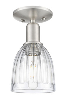 Arcadia One Light Semi-Flush Mount in Brushed Satin Nickel (405|716-1C-SN-G442)