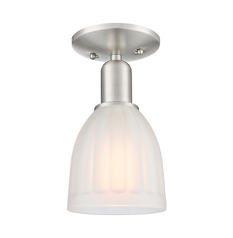 Arcadia One Light Semi-Flush Mount in Brushed Satin Nickel (405|716-1C-SN-G441)