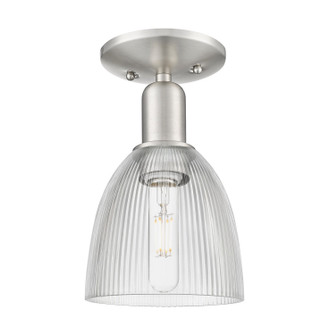 Arcadia One Light Semi-Flush Mount in Brushed Satin Nickel (405|716-1C-SN-G382)