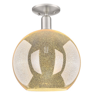 Arcadia One Light Semi-Flush Mount in Brushed Satin Nickel (405|716-1C-SN-G128-12)