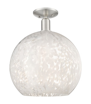 Arcadia One Light Semi-Flush Mount in Brushed Satin Nickel (405|716-1C-SN-G1216-14WM)