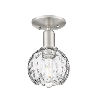 Arcadia One Light Semi-Flush Mount in Brushed Satin Nickel (405|716-1C-SN-G1215-6)