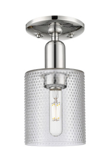 Arcadia One Light Semi-Flush Mount in Polished Nickel (405|716-1C-PN-G112)