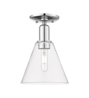 Arcadia One Light Semi-Flush Mount in Polished Chrome (405|716-1C-PC-GBC-82)