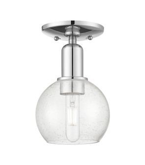 Arcadia One Light Semi-Flush Mount in Polished Chrome (405|716-1C-PC-G124-6)