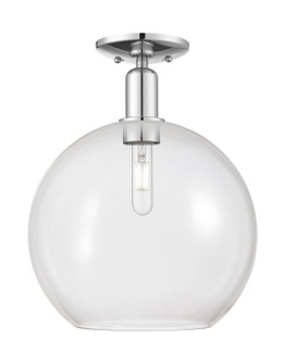 Arcadia One Light Semi-Flush Mount in Polished Chrome (405|716-1C-PC-G122-12)