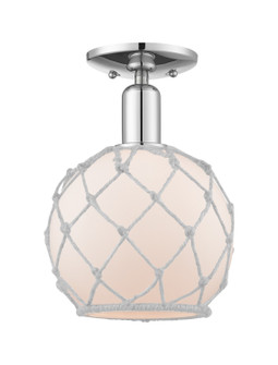 Arcadia One Light Semi-Flush Mount in Polished Chrome (405|716-1C-PC-G121-8RW)