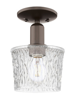 Arcadia One Light Semi-Flush Mount in Oil Rubbed Bronze (405|716-1C-OB-G402)