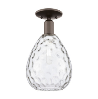 Arcadia One Light Semi-Flush Mount in Oil Rubbed Bronze (405|716-1C-OB-G372)
