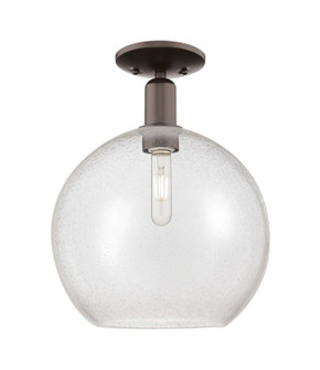 Arcadia One Light Semi-Flush Mount in Oil Rubbed Bronze (405|716-1C-OB-G124-12)