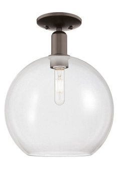 Arcadia One Light Semi-Flush Mount in Oil Rubbed Bronze (405|716-1C-OB-G122-12)