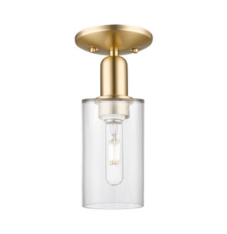 Arcadia One Light Semi-Flush Mount in Champagne Bronze (405|716-1C-CB-G802)