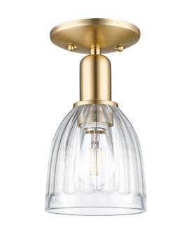 Arcadia One Light Semi-Flush Mount in Champagne Bronze (405|716-1C-CB-G442)