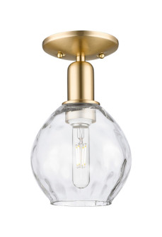 Arcadia One Light Semi-Flush Mount in Champagne Bronze (405|716-1C-CB-G362)