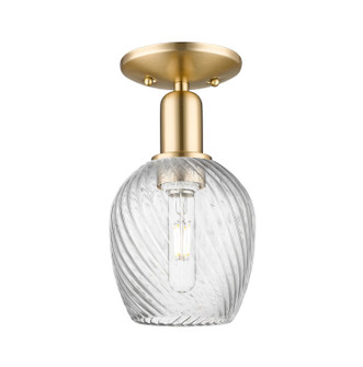 Arcadia One Light Semi-Flush Mount in Champagne Bronze (405|716-1C-CB-G292)