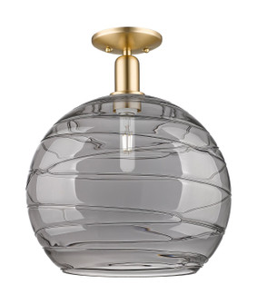 Arcadia One Light Semi-Flush Mount in Champagne Bronze (405|716-1C-CB-G1213-14SM)