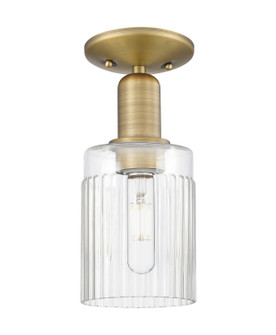 Arcadia One Light Semi-Flush Mount in Brushed Brass (405|716-1C-BB-G342)