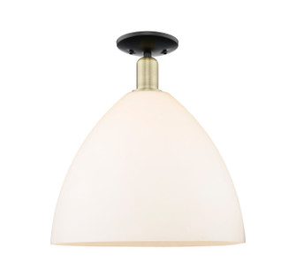 Arcadia One Light Semi-Flush Mount in Black Antique Brass (405|716-1C-BAB-GBD-161)