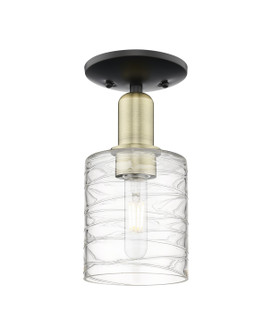 Arcadia One Light Semi-Flush Mount in Black Antique Brass (405|716-1C-BAB-G1113)