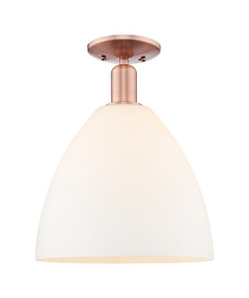 Arcadia One Light Semi-Flush Mount in Antique Copper (405|716-1C-AC-GBD-121)