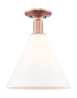 Arcadia One Light Semi-Flush Mount in Antique Copper (405|716-1C-AC-GBC-121)