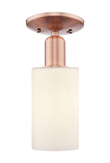 Arcadia One Light Semi-Flush Mount in Antique Copper (405|716-1C-AC-G801)